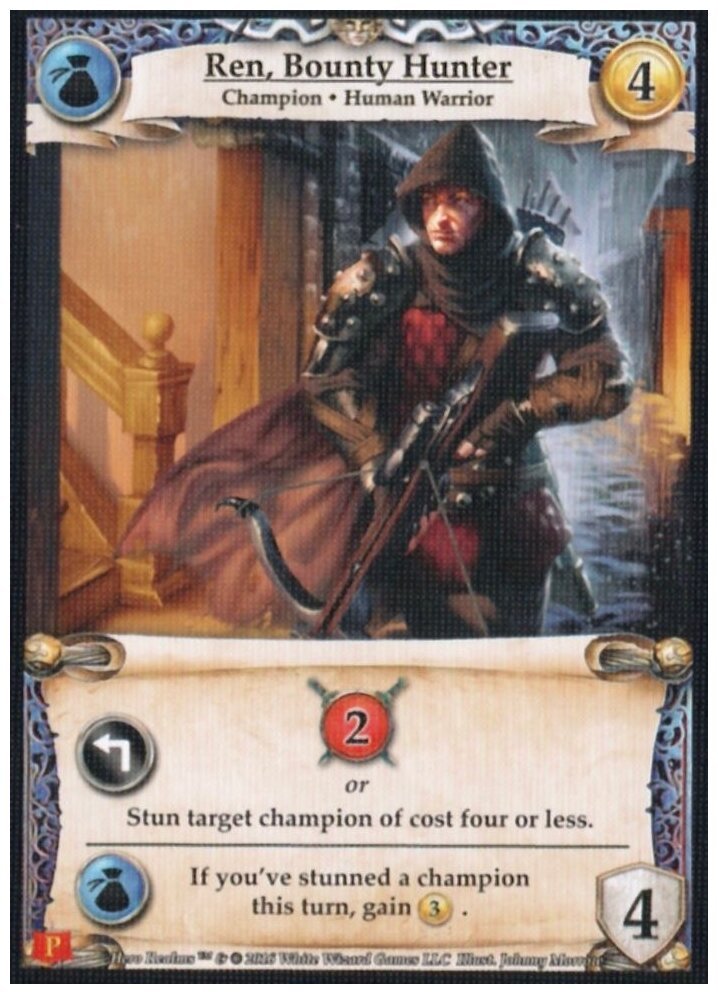 Hero Realms - Ren, Bounty Hunter