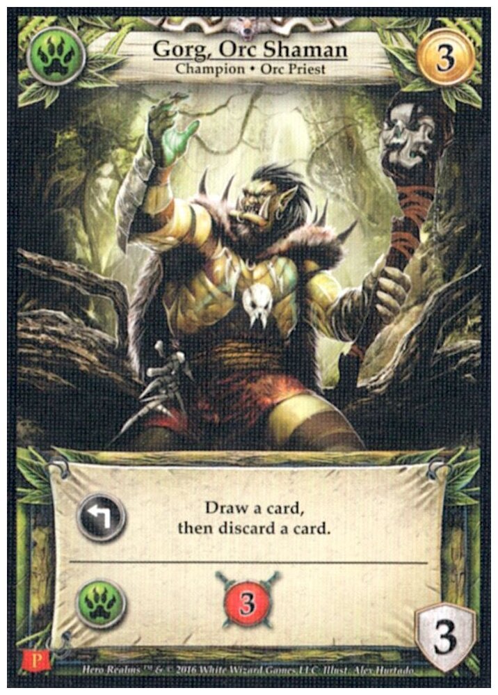 Hero Realms - Gorg, Orc Shaman