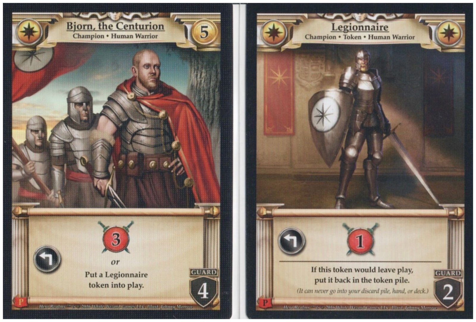 Hero Realms - Bjorn, the Centurion & 4 Legionnaire