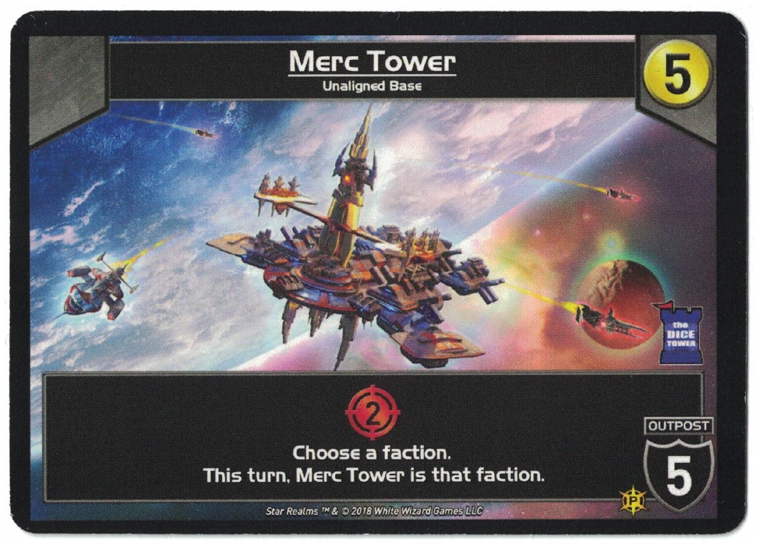 Star Realms - Merc Tower Promo Card