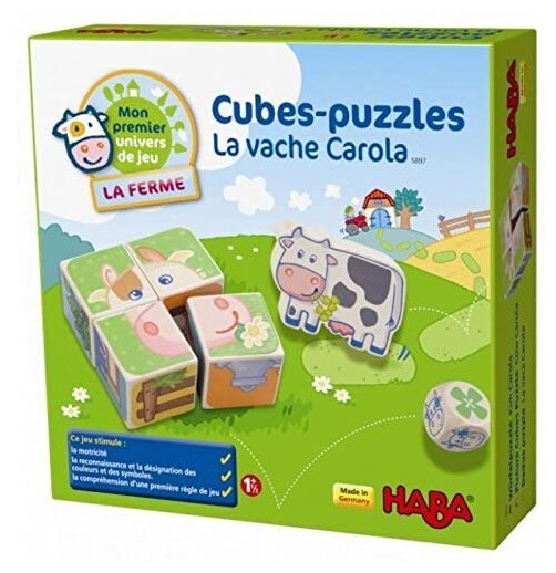 Cubes-Puzzles : la Vache Carola