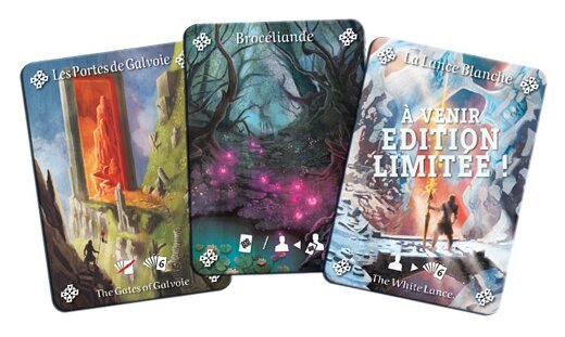 Graal - Cartes Goodies (Brocéliande - Lance Blanche - Portes de Galvoie)