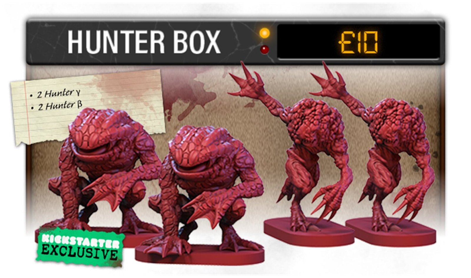 Resident Evil 3 : The Board Game - Hunter Monster Box