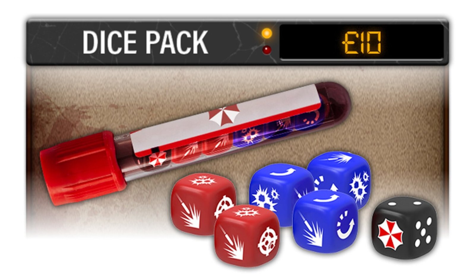 Resident Evil 3 : The Board Game - Dice Pack