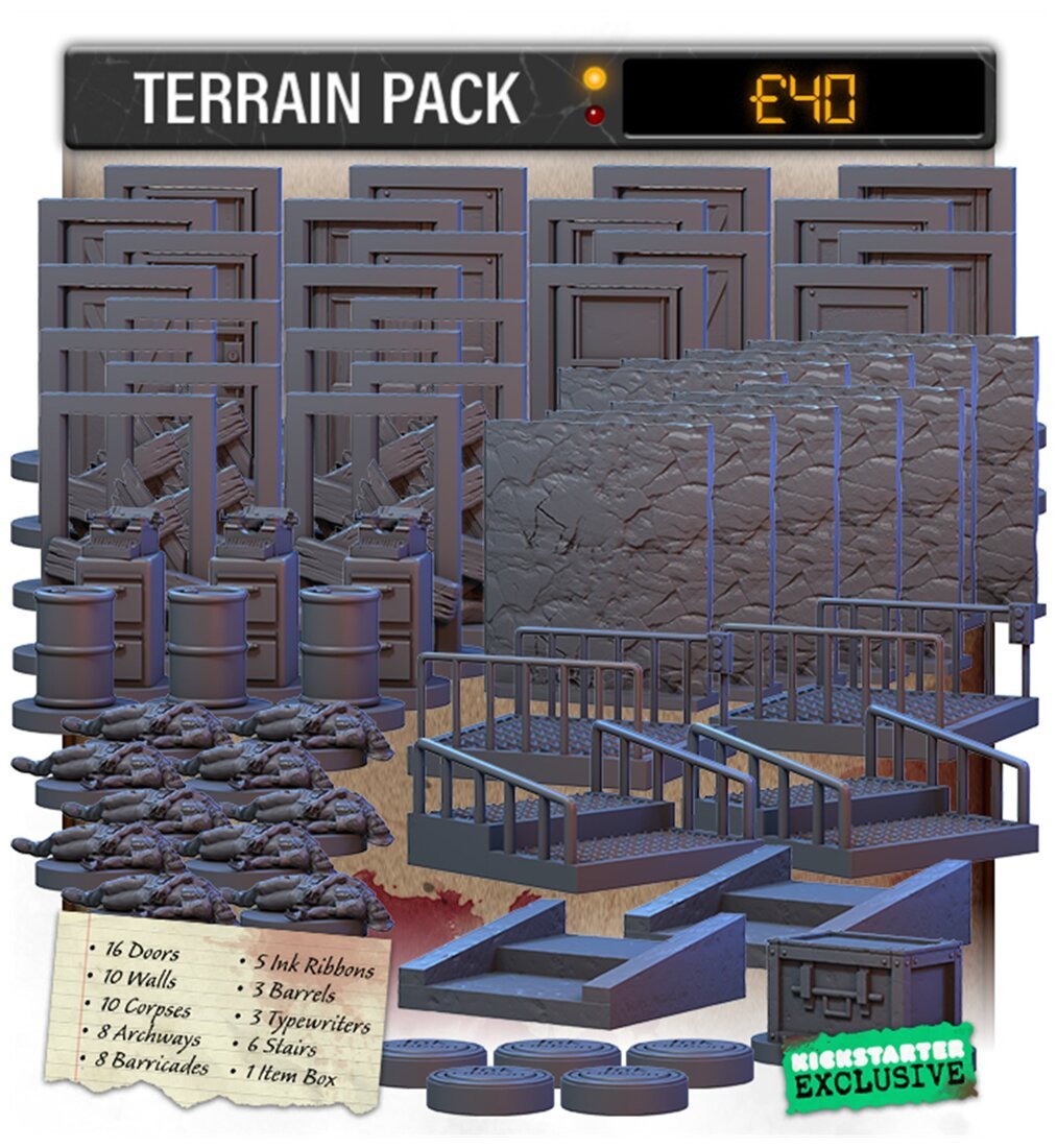 Resident Evil 3 : The Board Game - Terrain Pack