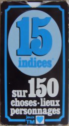 15 indices sur 150 choses lieux personnages — Édition 1988