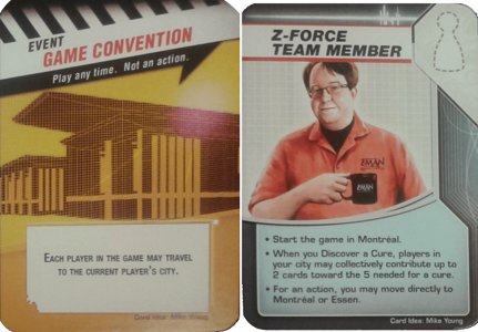 Pandemic : Gen Con 2016 Promos – Z-Force Team Member/Game Convention