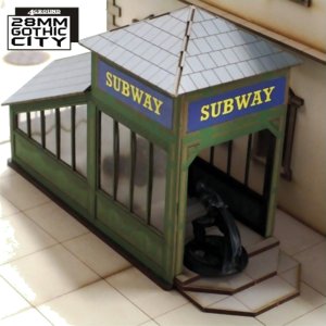 Batman Miniature Game - G.C. Downtown Subway Entrance