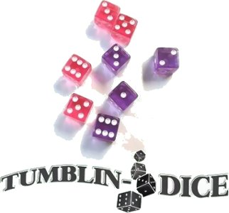 Tumblin-Dice - Dés Rose Violet