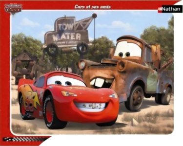 puzzle cadre - cars et ses amis