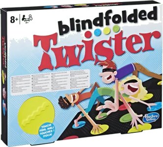 Twister blindfolded