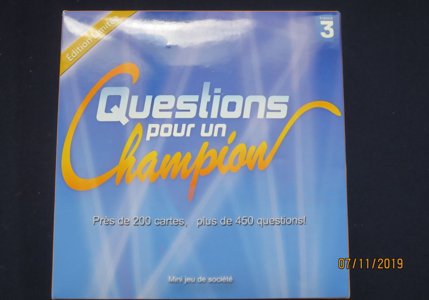 Questions pour un champion (Mini jeu de société) - Édition limitée