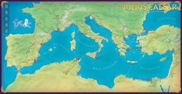 Julius Caesar - Deluxe Neoprene Map