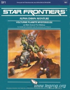 Star Frontiers - SF1 - Volturne,  Planète Mystérieuse