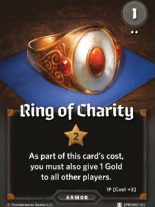 Roll Player: Ring of Charity Promo Card