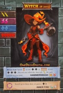 One Deck Dungeon - Witch
