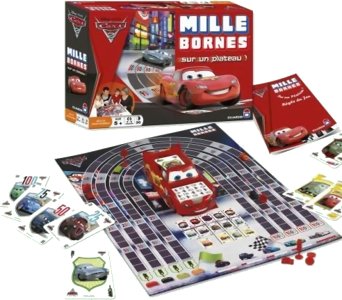 Mille Bornes sur un plateau - Cars 2