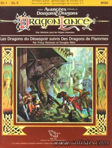 AD&D - Dragonlance - DL1-DL2- Les Dragons du Désespoir suivis des Dragons de Flamme