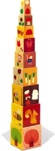 Pyramide Carré : Les 4 saisons