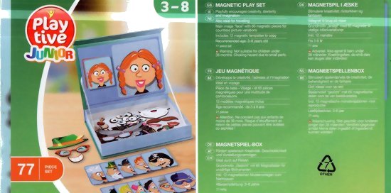 Personnages magnétiques 77 pièces