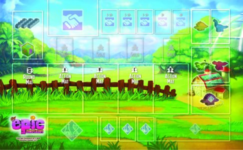 Tiny Epic Dinosaurs Premium Game Mat