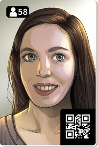 Chronicles of Crime : Lizzy from Board Game Spotlight Promo Card