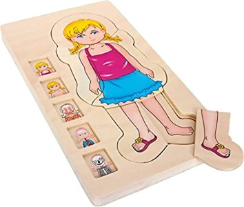 Puzzle Anatomie Fille