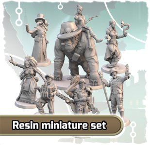 Crisis at Steamfall: Resin Miniature Set