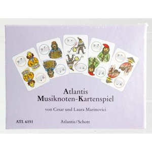 Atlantis Musiknoten Kartenspiel