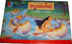 Pocahontas la course en canoé