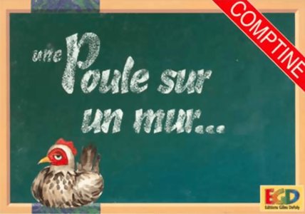 Une poule sur un mur…