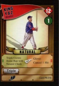 Baseball Highlights 2045 - King Yaz Promo Card
