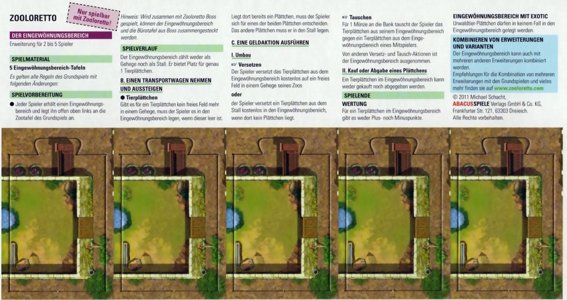 Zooloretto - Familiarisation Area