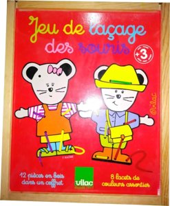 Jeu de laçage des souris