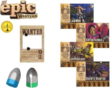 Tiny Epic Western : kickstarter deluxe promo pack