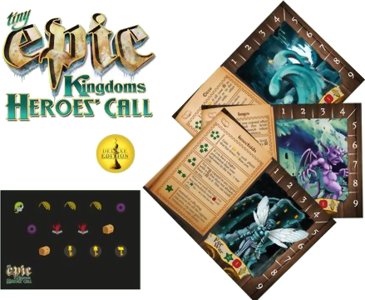 Tiny Epic Kingdoms: Heroes' Call : Deluxe Promo Pack and mini expansion