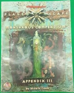 Advanced Dungeons & Dragons 2 - Monstrous Compendium : Planescape Appendix III