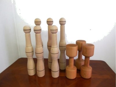 Quilles Landaises en Bois