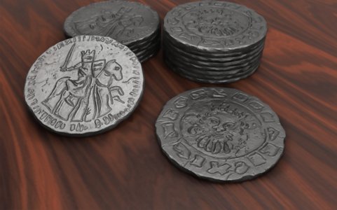 Robin Hood and the Merry Men : 60 Metal Coins