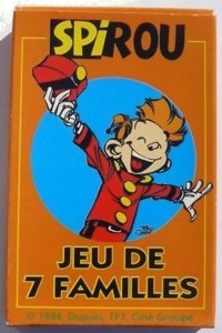 Jeu de 7 familles Spirou