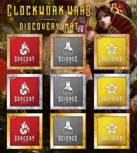 Clockwork Wars: Discovery Mat