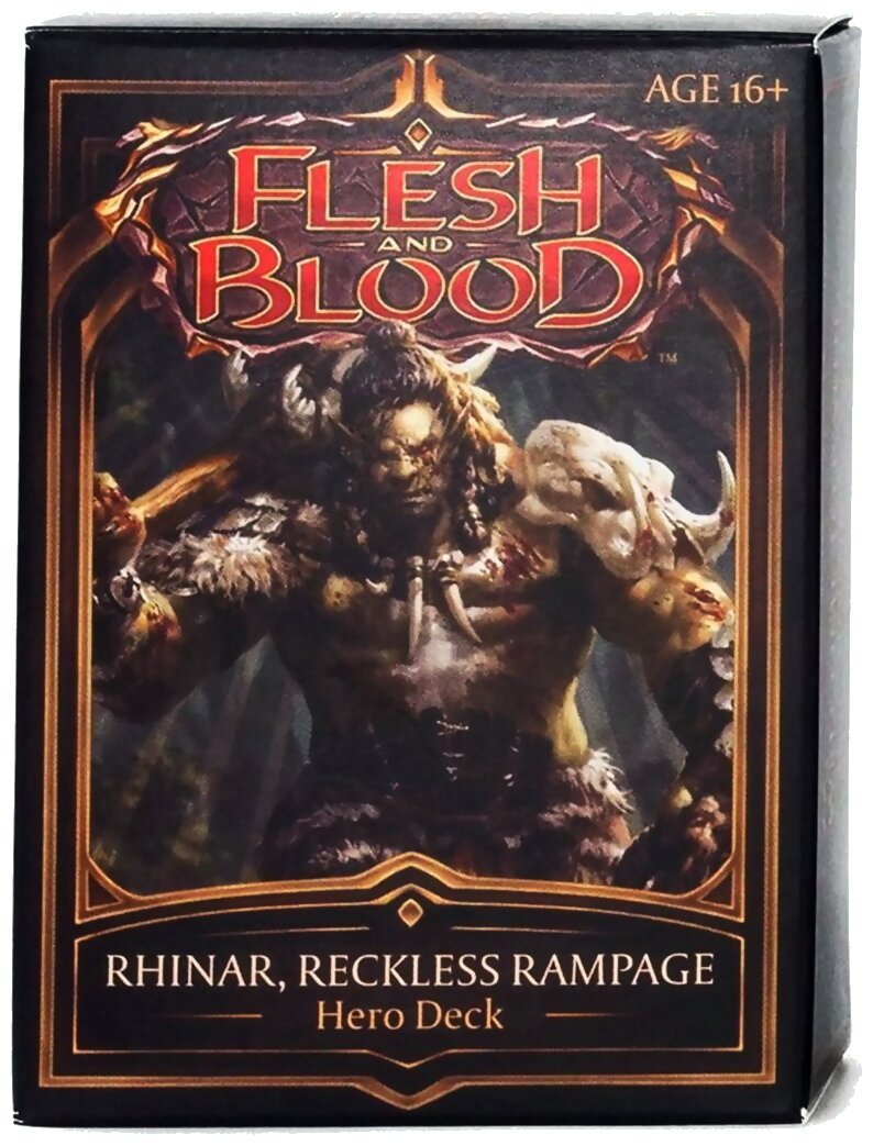 Flesh and Blood - Hero Deck - Rhinar, Reckless Rampage - Welcome To Rathe