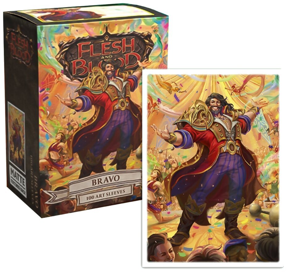 Flesh and Blood TCG - 100 Art Sleeves - Bravo