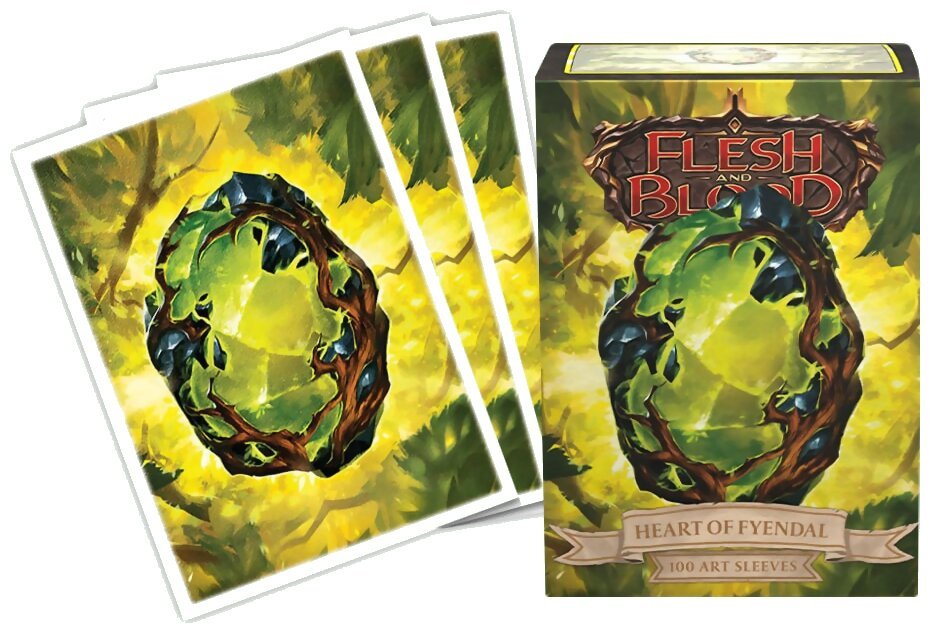Flesh and Blood TCG - 100 Art Sleeves - Heart Of Fyendal