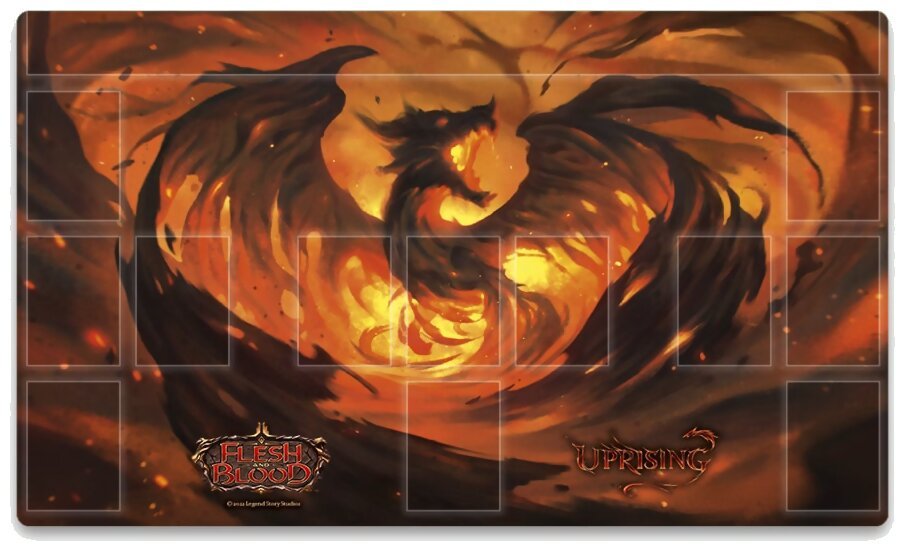 Photo: Flesh and Blood TCG - Tapis de jeu - Aether Ashwing - Uprising