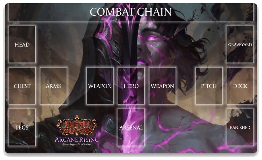 Flesh and Blood TCG - Tapis de jeu - Become the Arknight - Arcane Rising