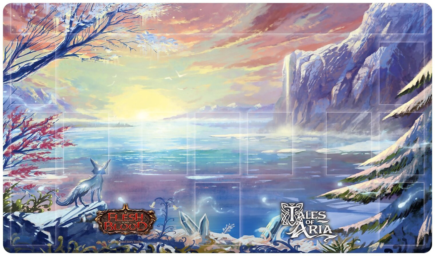 Flesh and Blood TCG - Tapis de jeu - Channel Lake Frigid - Tales Of Aria