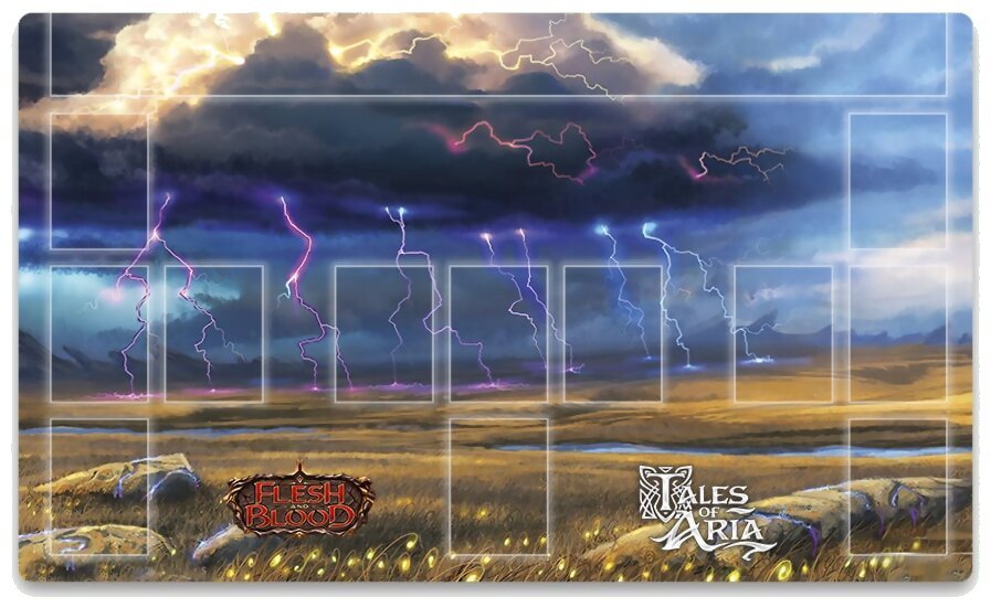 Flesh and Blood TCG - Tapis de jeu - Channel Thunder Steppe - Tales Of Aria