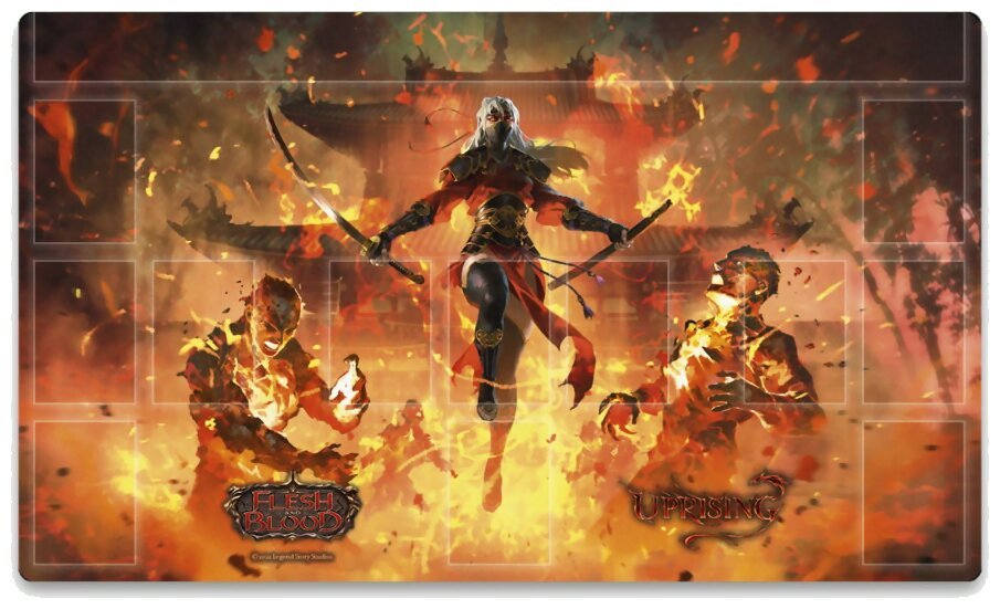 Flesh and Blood TCG - Tapis de jeu - Rise From The Ashes - Uprising