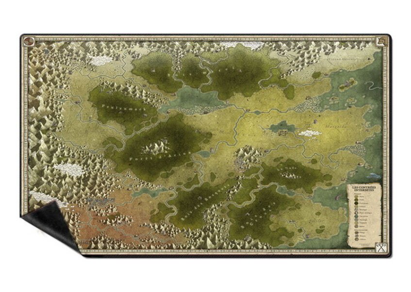 Forbidden Lands - Carte En Néoprène